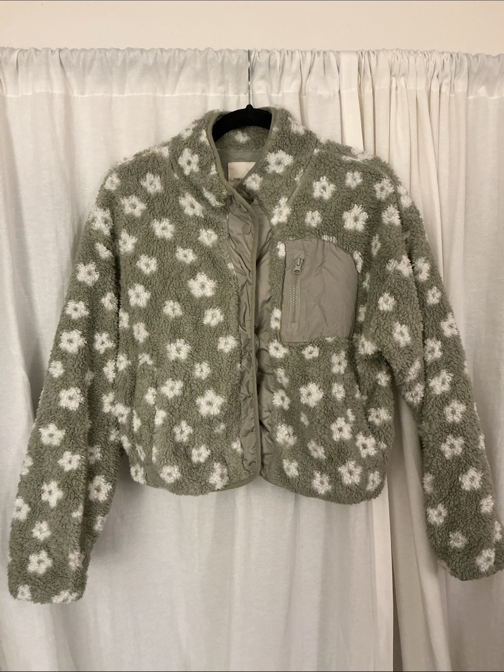 Cozy floral jacket
